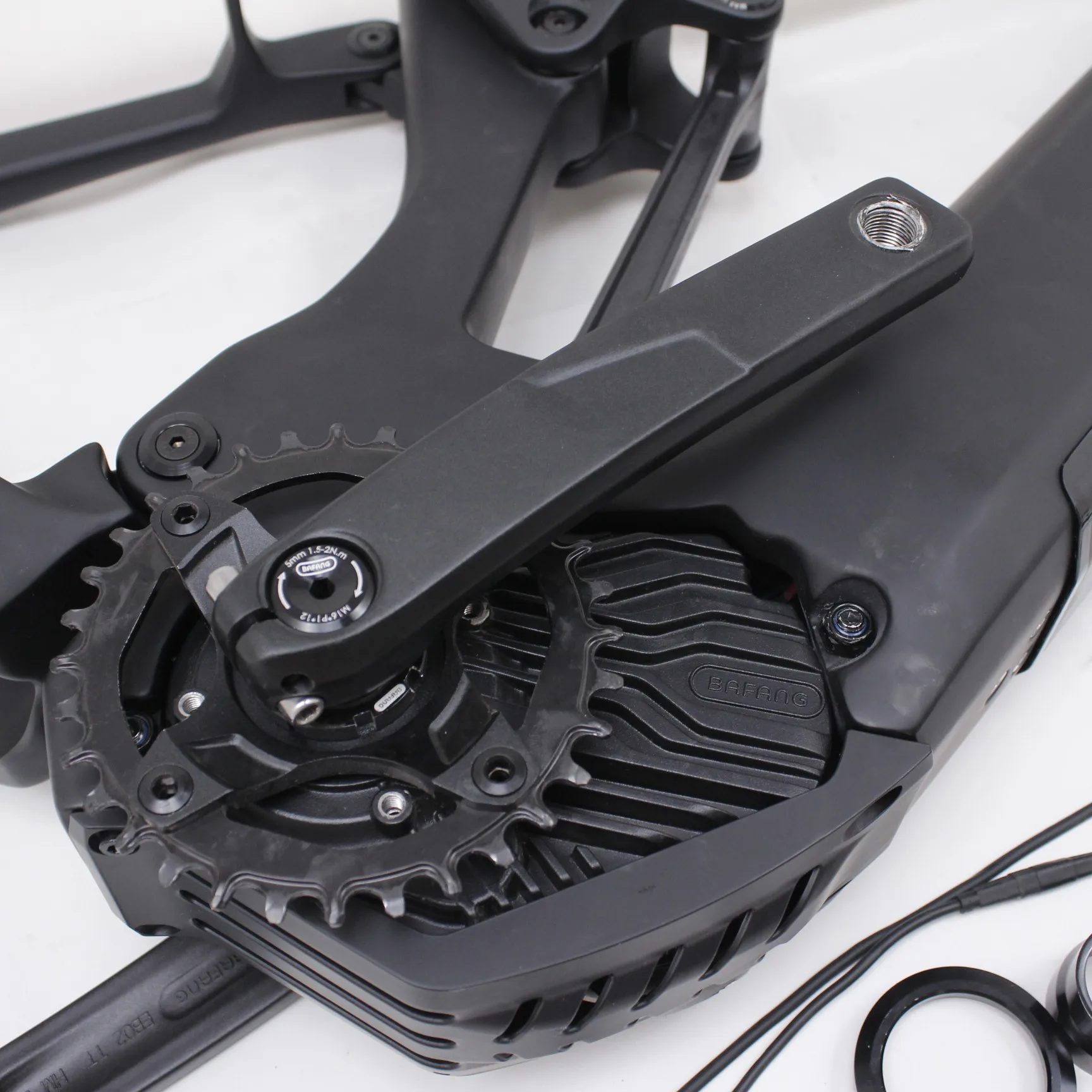 electric motor in bicycle frame KEYU F7 Enduro eBike Stealth Bomber Bike Kit Parts with QS 5000W Wheel and Front Wheel Fronk Fork Comfortable Long Seat Rear Shock More Bike Parts Together Bafang M600 M620 48V 500W