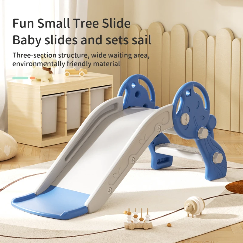 Feelkids Small Tree Slide Children Slide Toys Kids Baby Indoor HDPE Adventure Park Daycare Home Playhouse Hot Sale Plastic