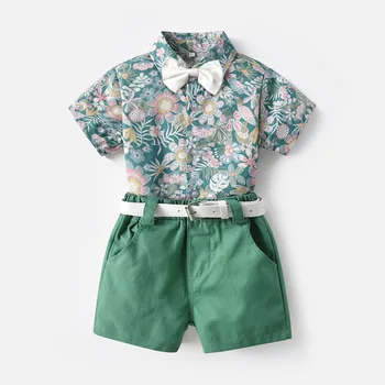 Shunying OEM vetements pour enfants short sleeves 2021 summer wholesale stylish unique discount fitness basic boy kids clothes