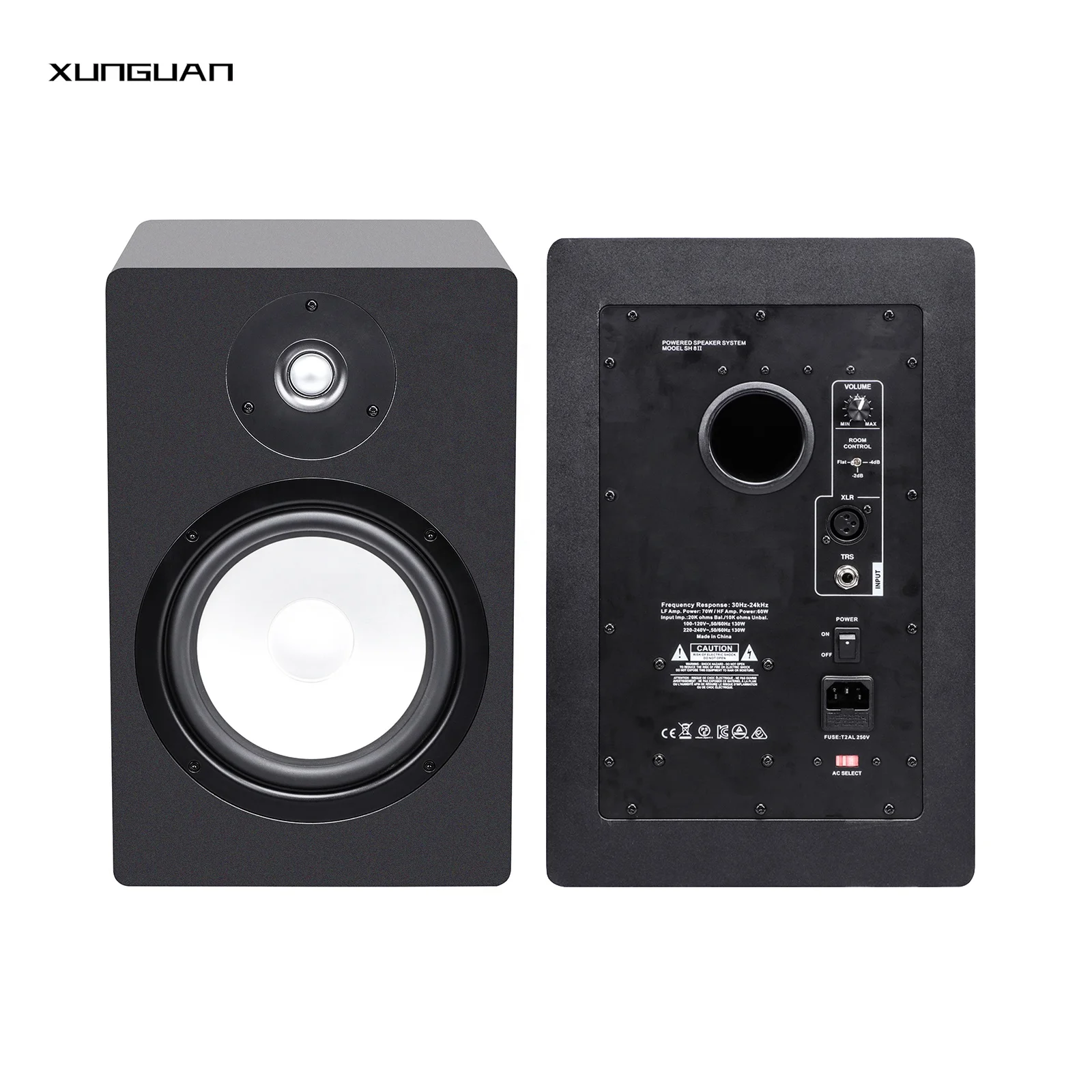 HS8-ii New Arrival Inch Powered Studio Monitor Pair Professional Speaker  with Voice Control Wireless Blue-tooth Sound Box
