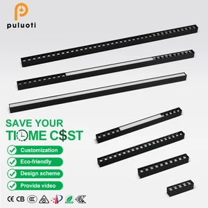 Modern Pre-installed Aluminum LED Bezel-less Grille Light with Full-spectrum Eye-protecting Chip, Ideal for Home Office Lighting