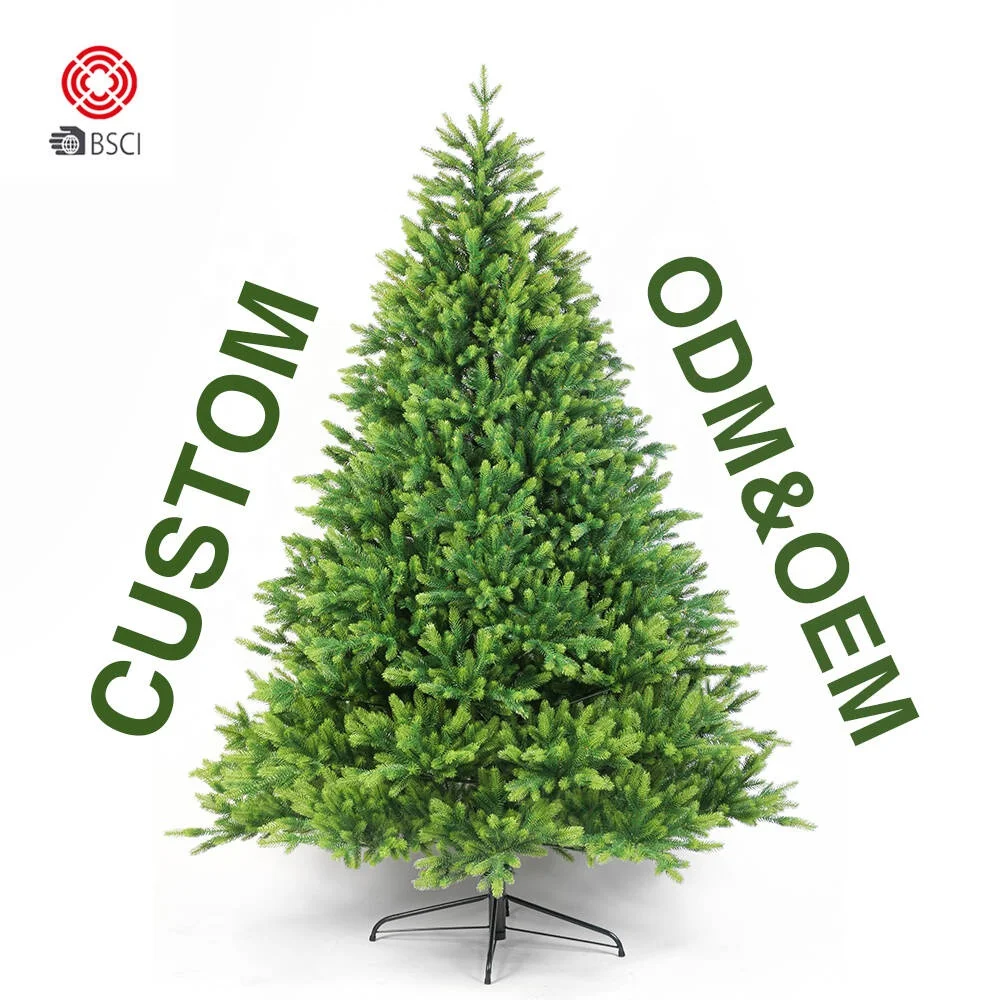 Wholesale Cheap Umbrella Handmade Artificial Christmas Tree Promotion Green PVC Trees Arbol De Navidad Albero Di Natale