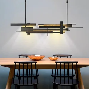 JACKSUN Modern Scandinavian Designer Chandelier for Dining Room Bar Custom Creative Pendant Light with Personality Shape