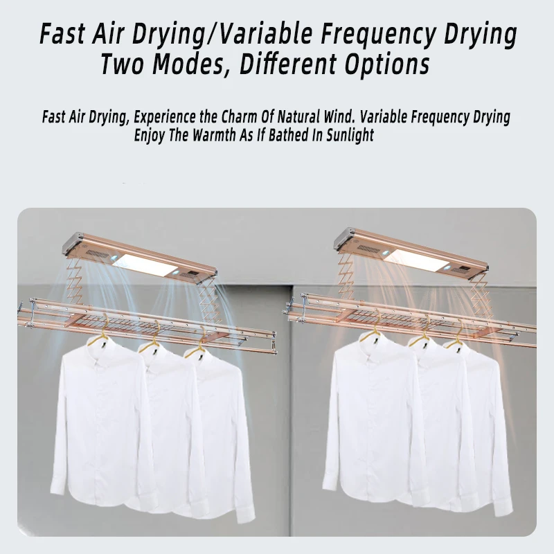 Folding Aluminum Clothes Hanger With Electric Smart Sterilization For ...