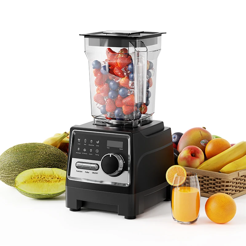 RANBEM Professional 7 Automatic Program Kitchen Blender for Smoothies Soup Frozen Drinks Nut Milk Grind UK Plug Household Use