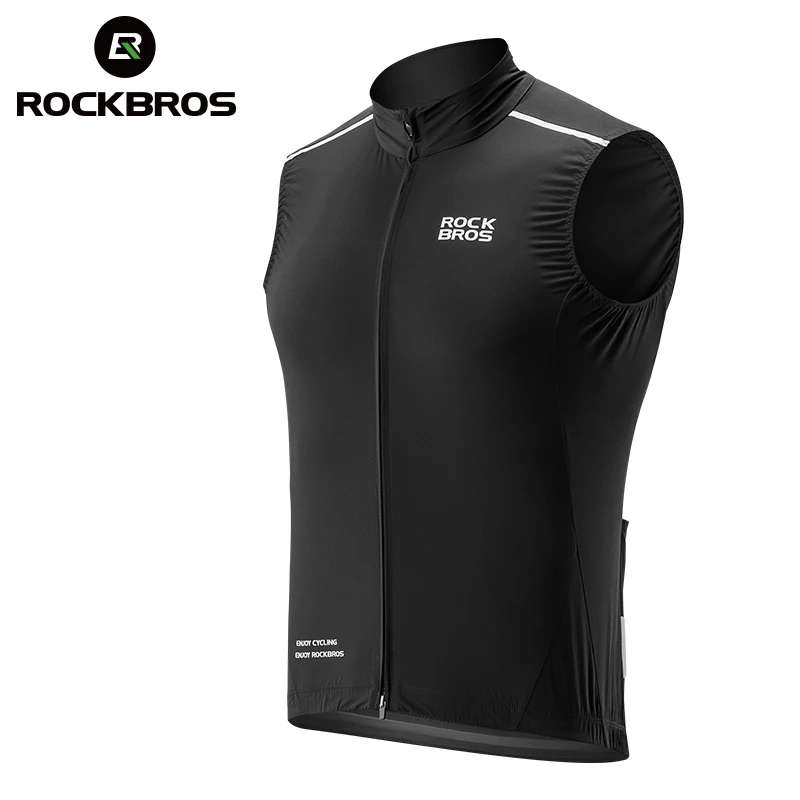 ROCKBROS  Custom Pro Team Men Women Running Lightweight Windproof Breathable Technology Sleeveless Cycling Vest