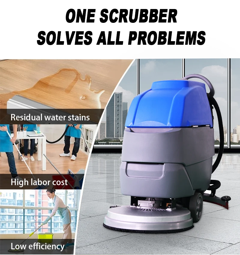 K2 Best Marble Floor Cleaning Machine Commercial Walk Behind Electric Floor Scrubber Dryer Buy