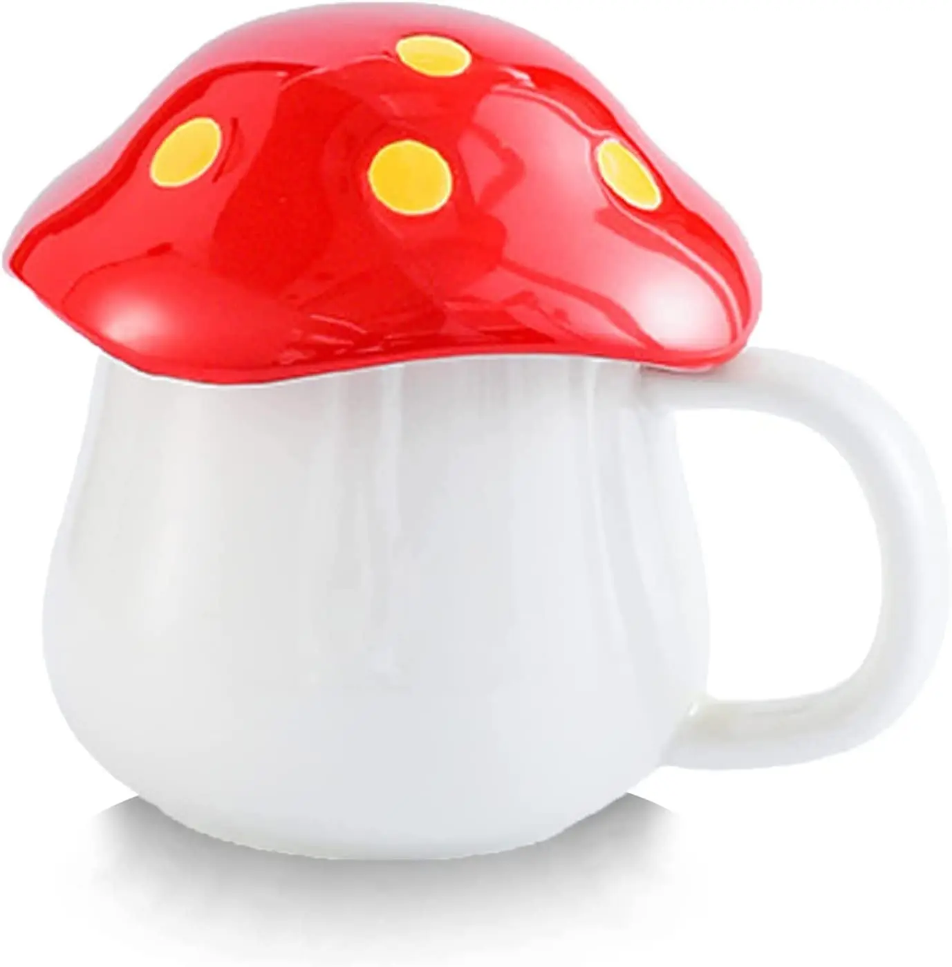 Funny Ceramic Mushroom Coffee Mugs Kawaii Porcelain Tea Cups With Lid  Novelty Mushroom Cups - Buy Ceramic Coffee Mugs,Ceramic Mushroom  Cups,Porcelain Tea Cups With Lid Product on 