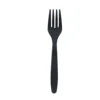 Black plastic fork-16pcs