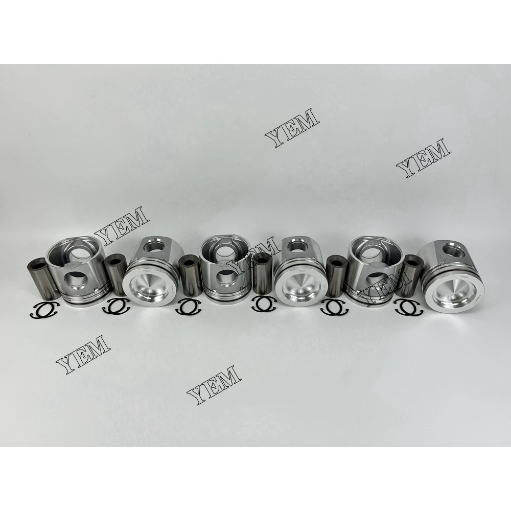 For Komatsu 6D114 Piston Kit Genuine Engine Parts 2