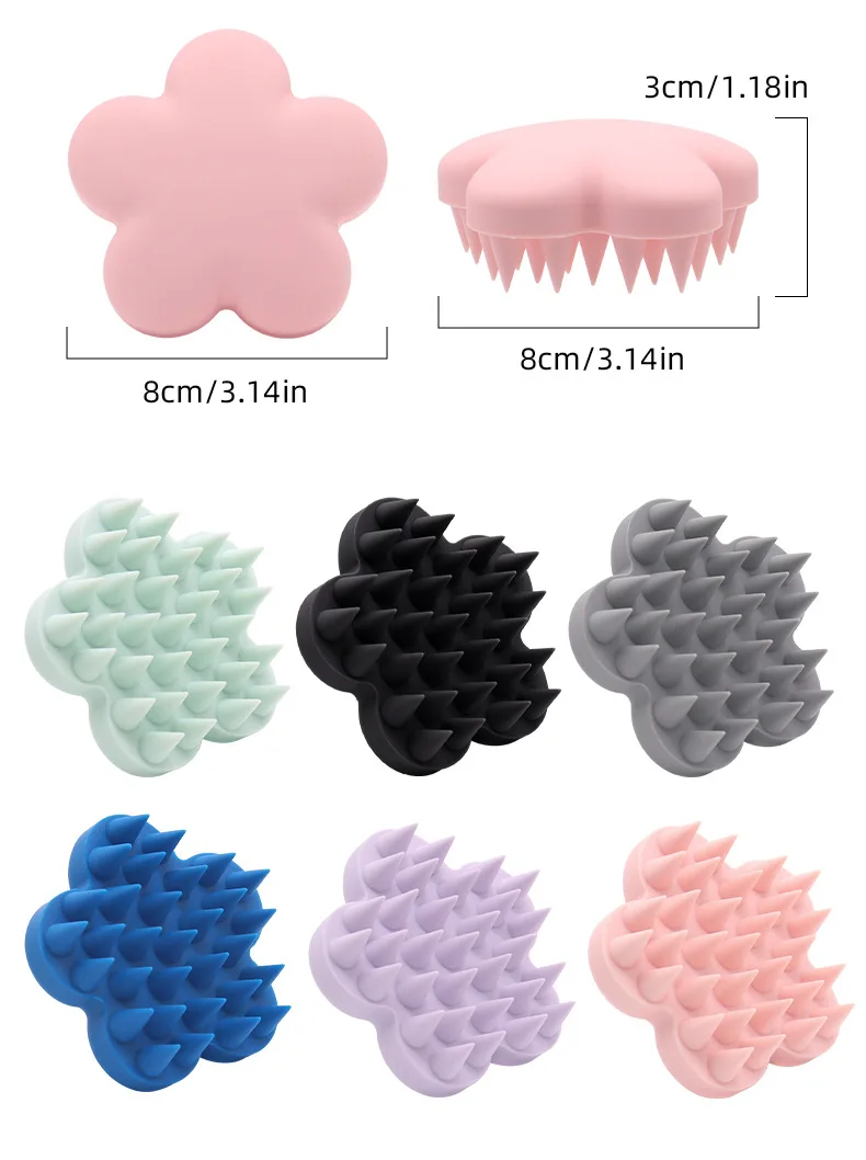 Silicone Pet Bath Brush for Dog Cleaning & Bathing for Cats and Animals Includes Massage and Grooming Features details