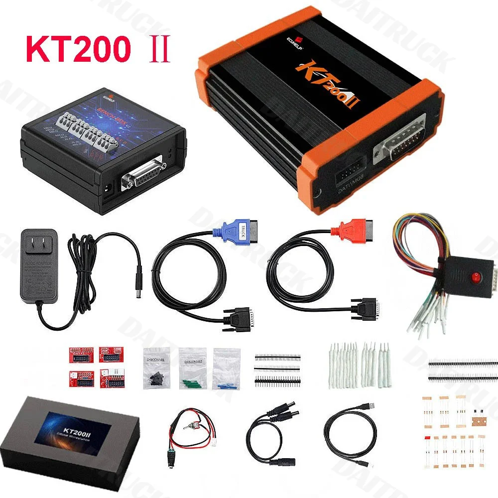 KT200II Full Version OBD2 ECU Programmer with Offline Workstation R/W More ECU Than KT200 with OTB 2.0 Expansion Adapter