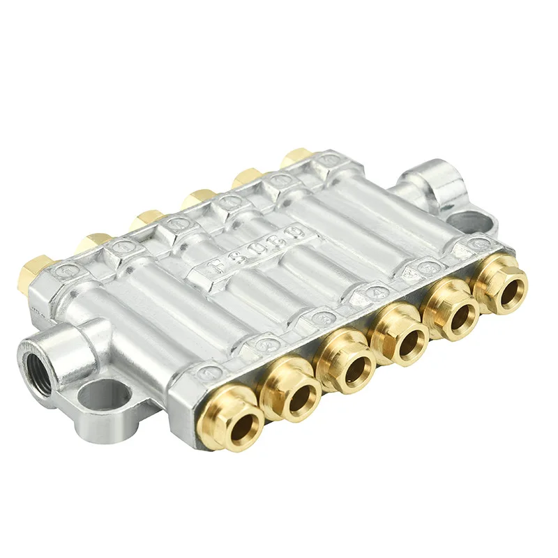 Tebak  Hydraulic Lubrication Volumetric Distributor Central Thin Oil Lathe Manifold Block with Oil Volumetric Features