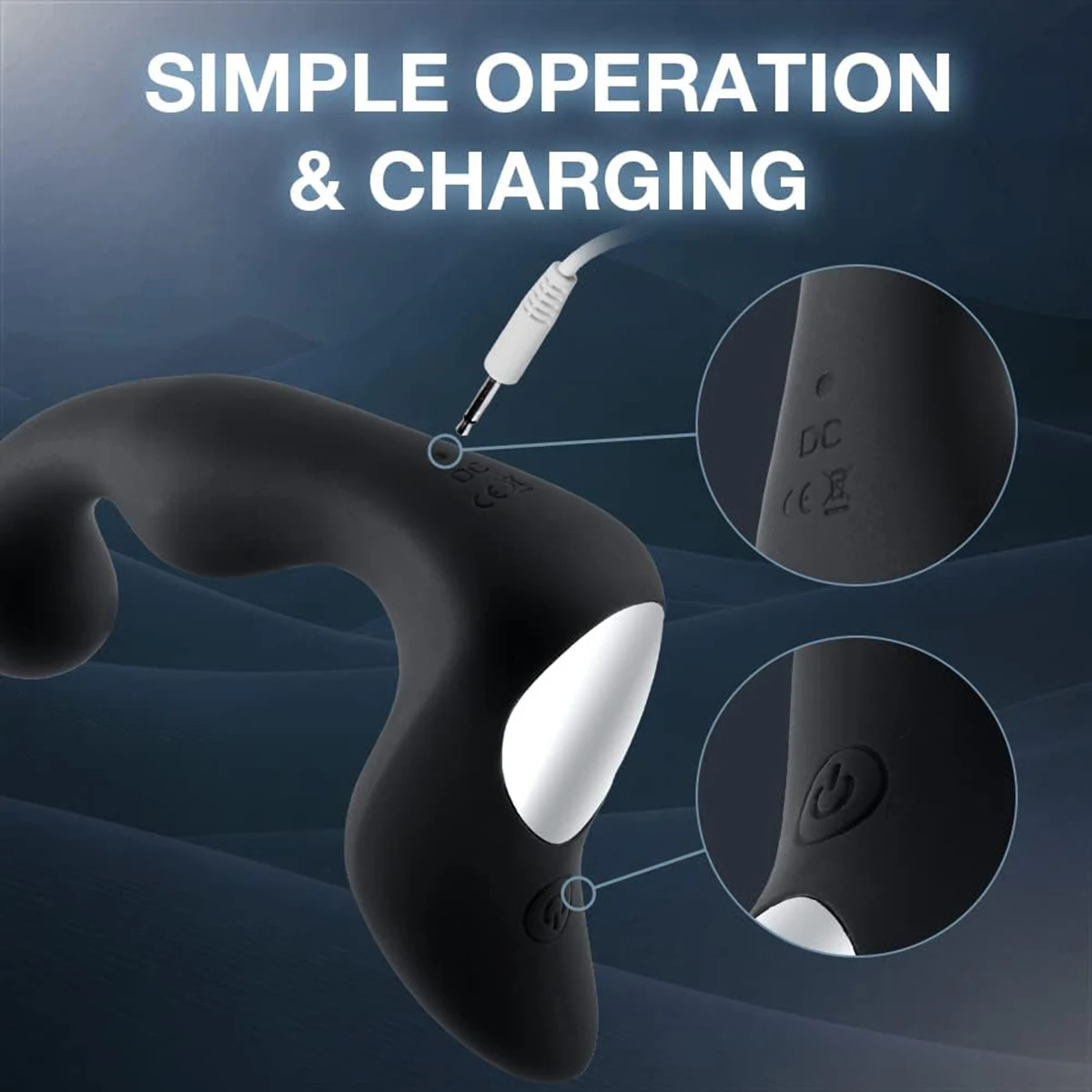 Male Vibrating Prostate Massager Sex Toy with 10 Powerful Motors Anal  Trainer Kit Anal Bead for Women Men and Prostate Massage