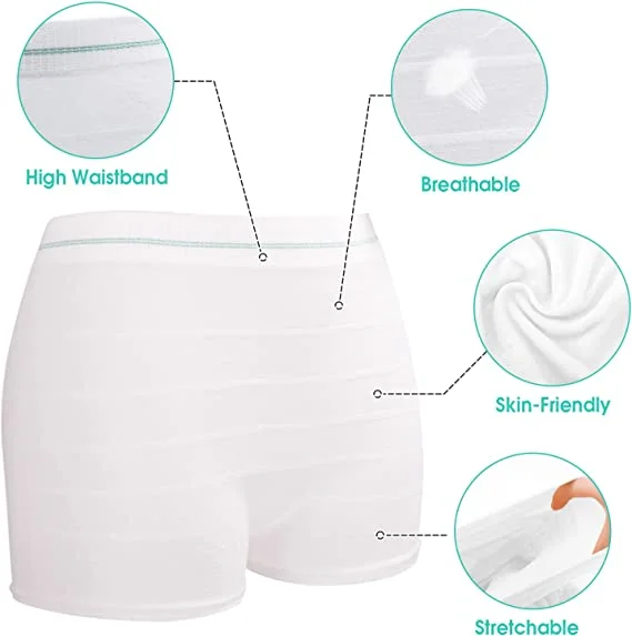 9120 High Waist Hospital Maternity Panties Surgical Breathable