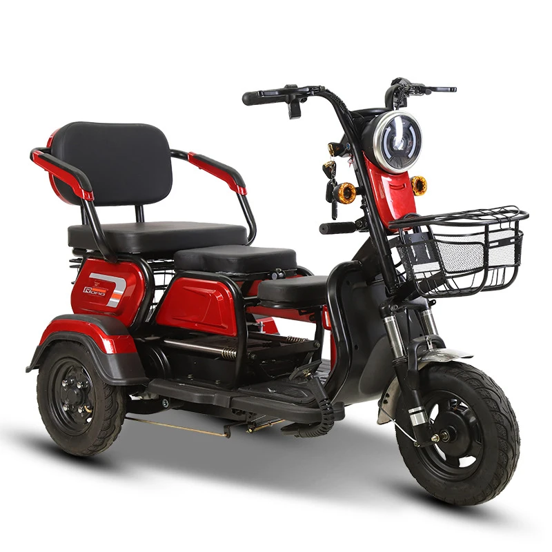 Free Shipping 48V Electric Tricycle | Open-Body 3-Wheel Bike for