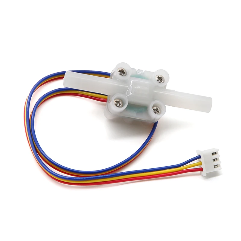 OD6.35 Liquid Water Flow Sensor ZJTM-04A Chemical PVDF Material Turbine Flowmeter Pulse Output 1.5/4L/min for Medical Treatment