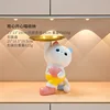 DY2275-6 Happy Cat Holding Heart Storage Ornament
