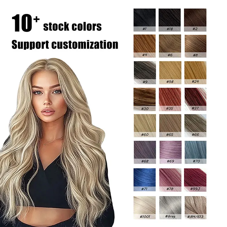 Best Quality Vlight H6 IF2 Feather Hand Tied Nice Day Thailand Bangkok Micro Ring Twist Extensions Natural Wave Style Human Hair