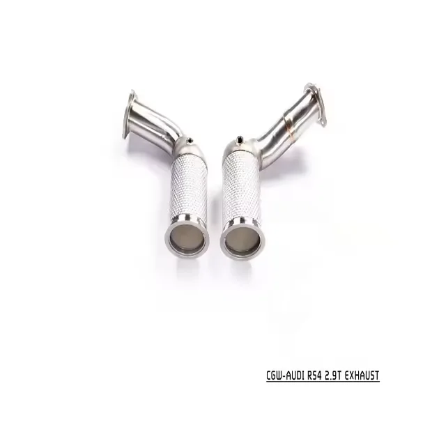 200 or 300 Cells Muffler Sound Exhaust Downpipe for Audi  RS5 2.9T Header