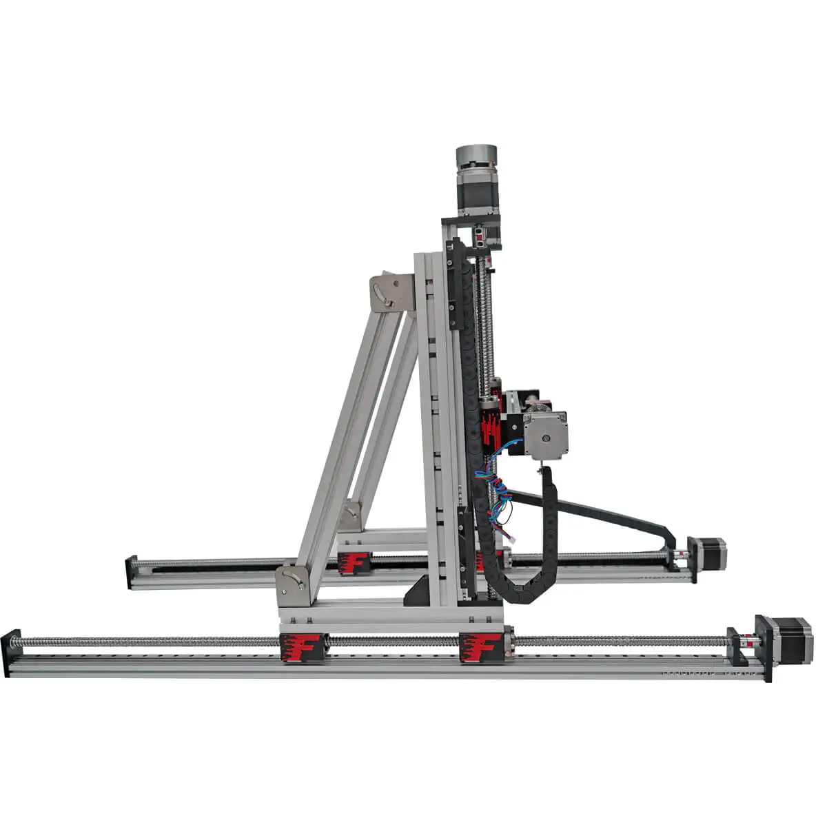 Double Z Axis Linear Table Ball Screw Gantry System Vertical Rail Guide