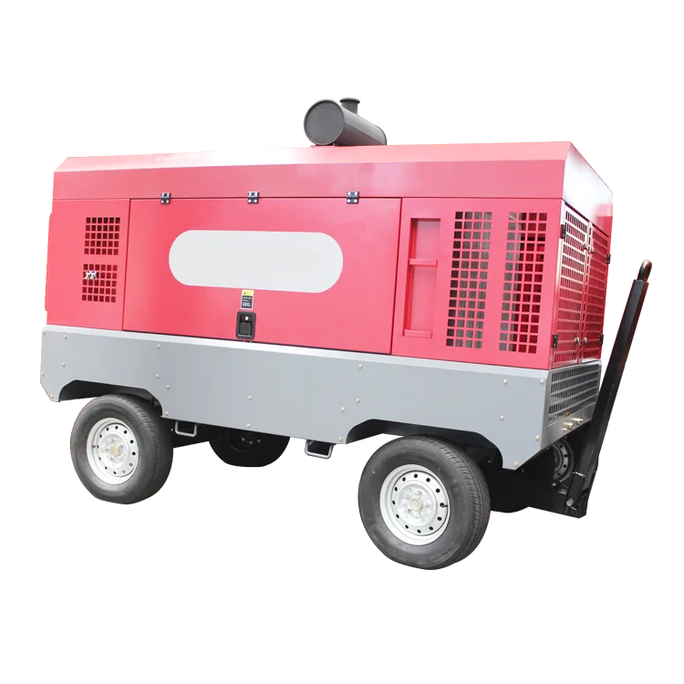  Дизельный APCOM 185 CFM винтовой воздушный компрессор 10bar 185cfm портативный для буровой установки