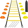 Plat jaune 6m 10pcs piquet de terre 4pcs