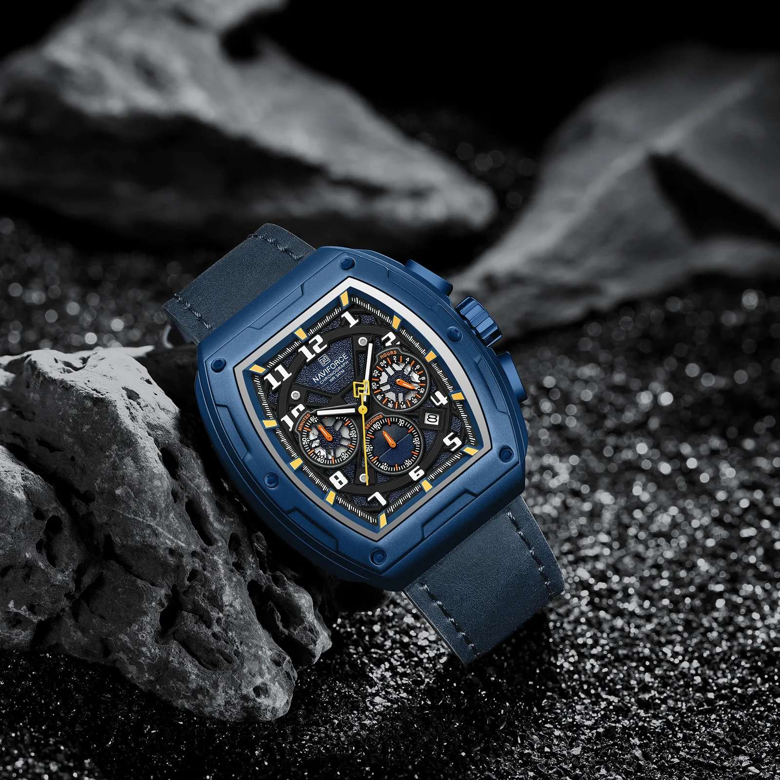 NAVIFORCE 8053 Men's Quartz Wrist Watch - 3ATM Waterproof