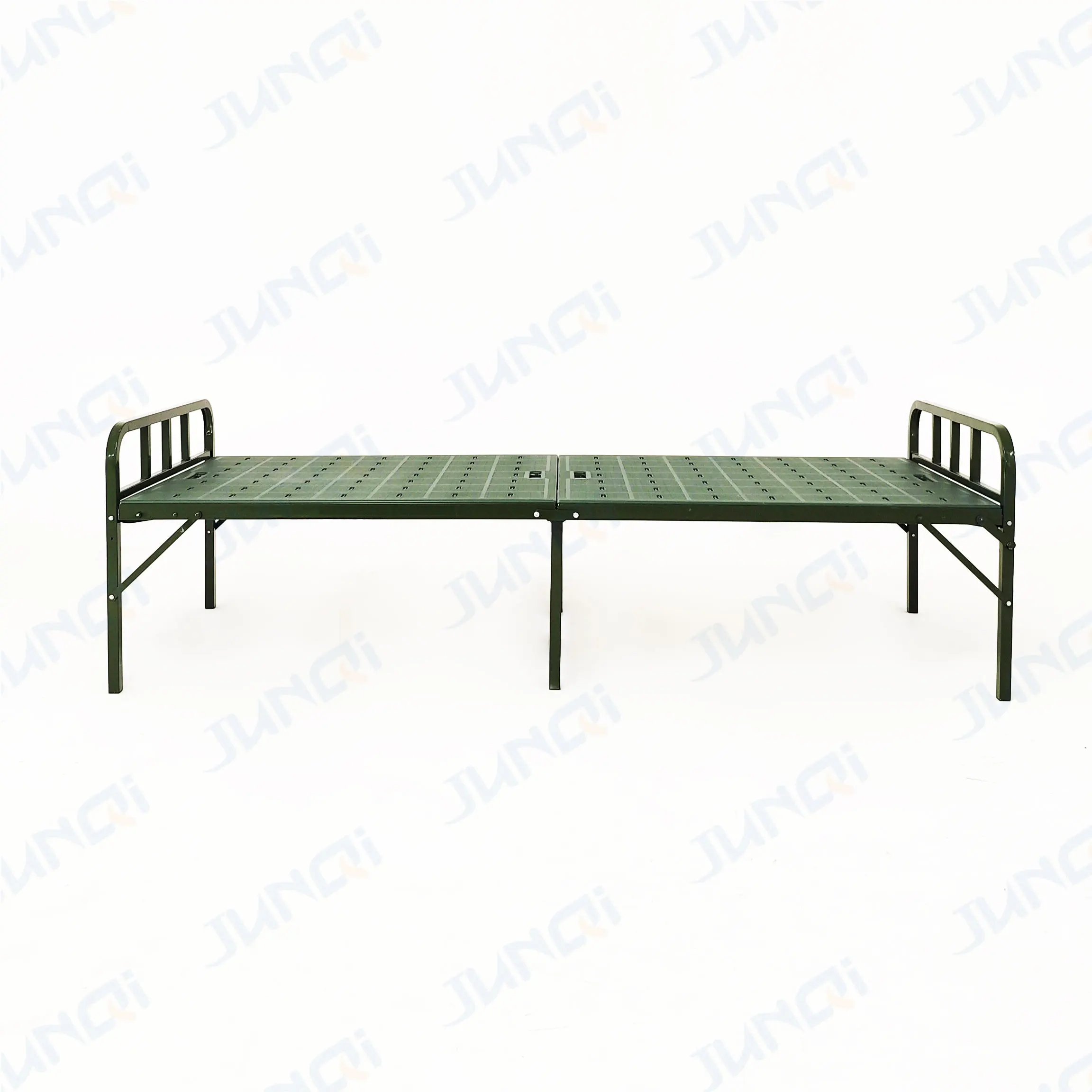 Fold-able Easy Carrying Iron and Metal Folding Bed Stretcher Folding Camping Bed