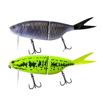 Fishing Tackle Multi-segment Swimbait Floating 200mm 88g Pufferfish Detachable Soft Tail Tongue Plate Stainless Steel – Soft Lure – view 3