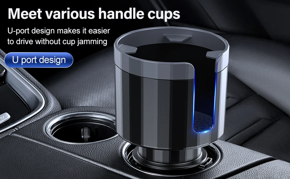 car mounted oversized cup holder  Multi-function car cup holder expander  beverage  adjustable Automobile cup holder stretched