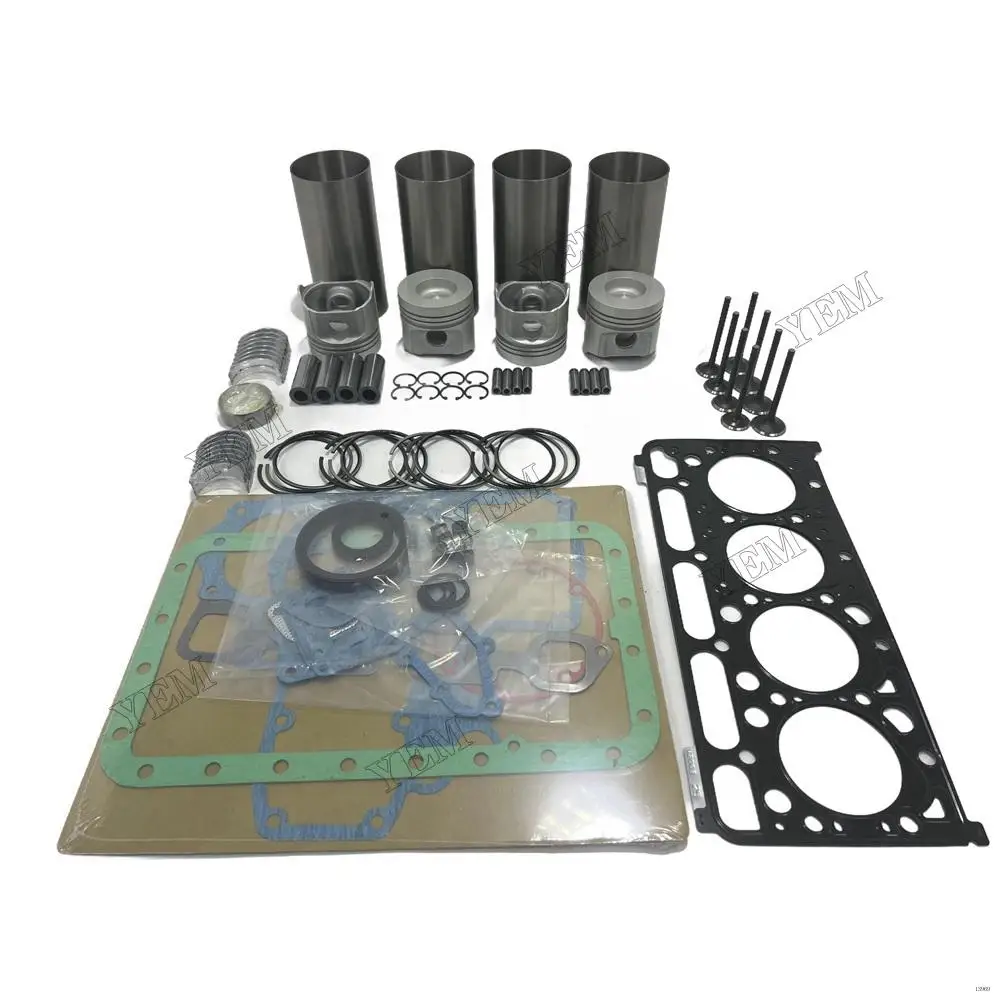 Overhaul Rebuild Kit 1G770-21110 1G77021110 Fits for Kubota V2003 V2003T V2003M/DI Engine for Bobcat KX121 L4240 337 341 435