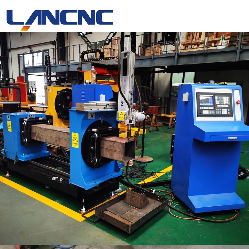 Automatic Cnc Plasma Hollow Section Cutting Machine square and Round Tube Cutting Machine