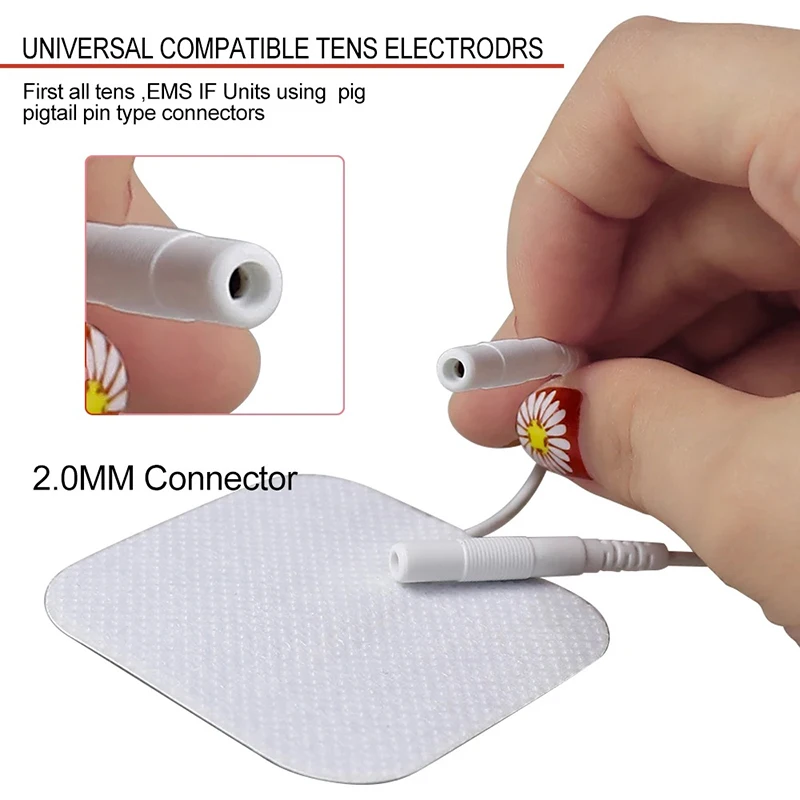 Silicone Material Tens Adhesive Electrode Pad Body Slimming Handheld