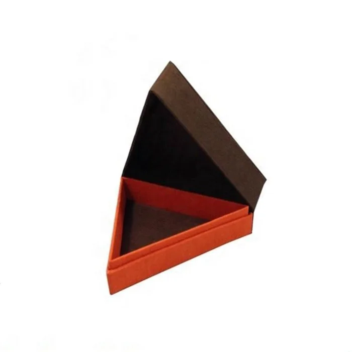Customized Cardboard Gift Matt Triangular Packaging Box