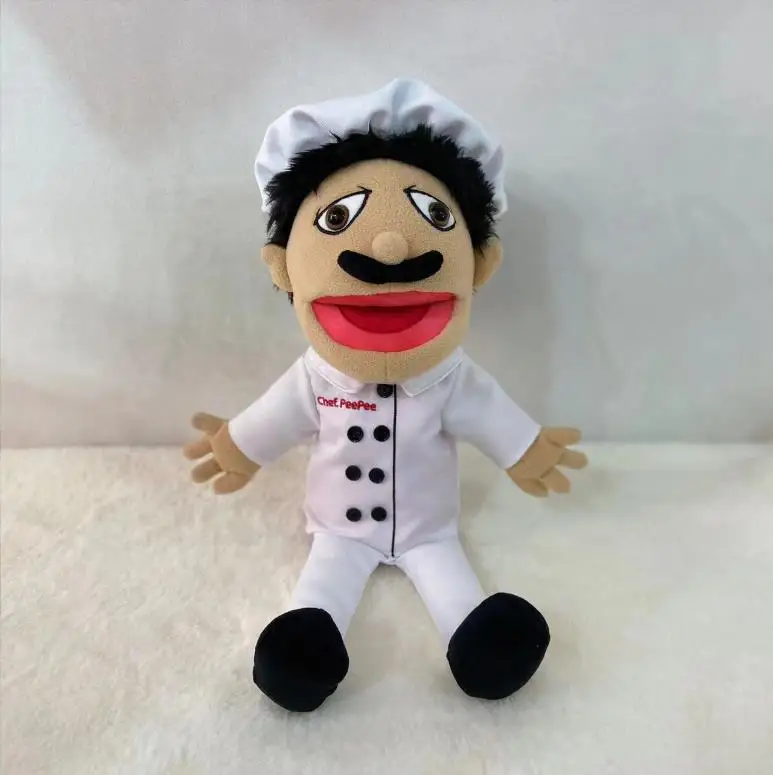 Education Plush Jeffy Hand Puppet Soft Funny Jeffy Family Doll Stuffed ...