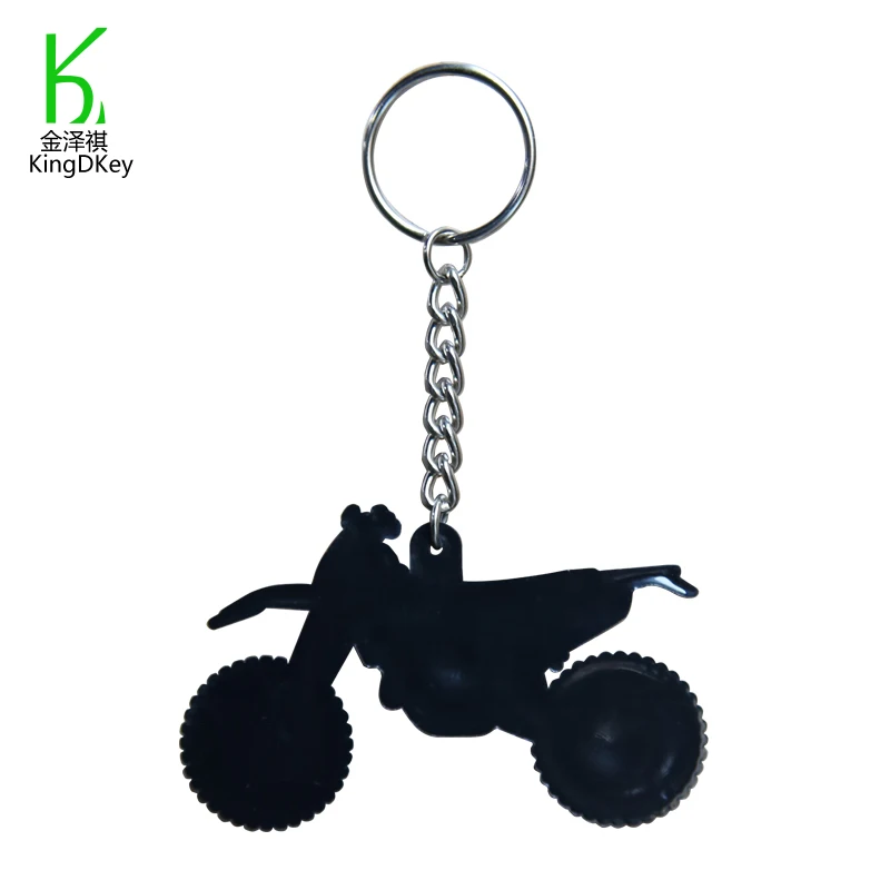 Portachiavi Personalizzato 2D 3D in PVC Gomma, Portachiavi Moto da Corsa Personalizzato Onda, Portachiavi con Logo Moto, Produttore di Portachiavi per Motociclette