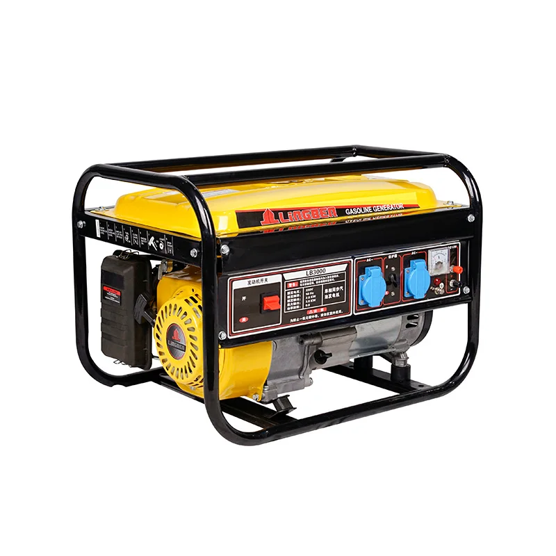 Portable Power Petrol Generator Copper Wire 1.5kw 1500w 1500watt 2kw 2000w 2000watt Gasoline Generator 5.5hp