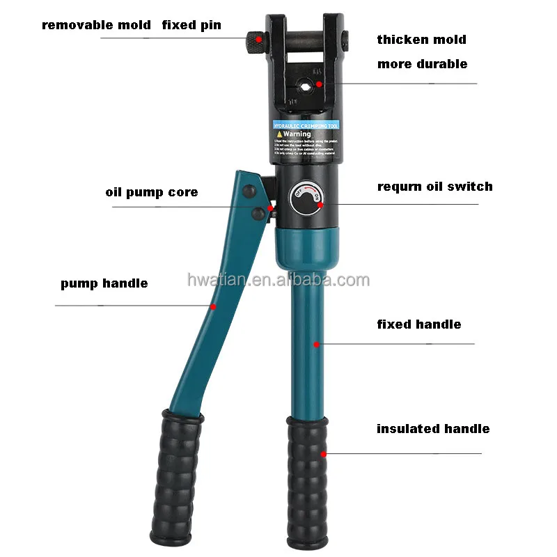 YQK Series High Quality Hydraulic Crimping Tool Hydraulic Crimping Plier Hydraulic Compression Tool