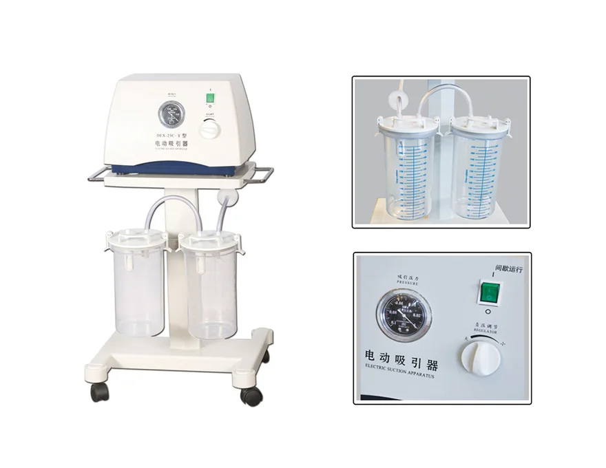 DFX-23C.V Hospital Aspirator Apparatus CE Approved Foot Manual Suction Device Manual Suction Apparatus Portable Electricsuction