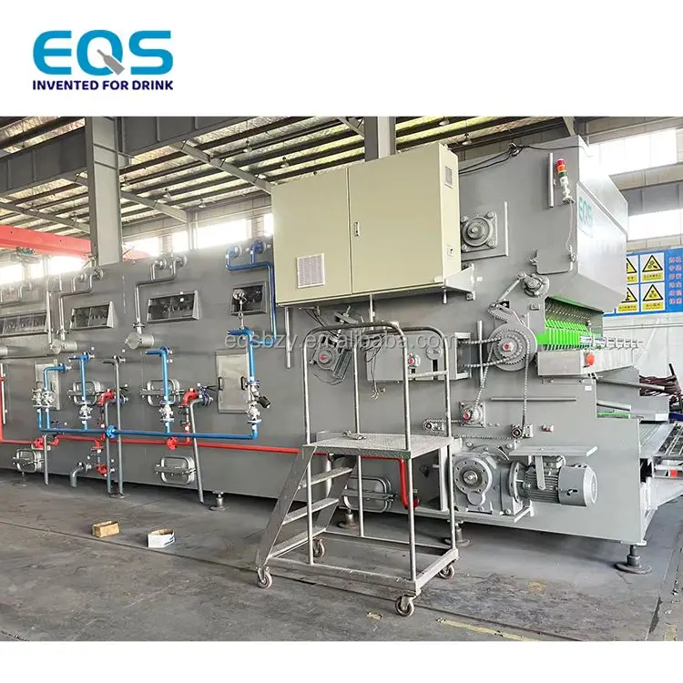 Stainless Steel High Pressure 3000BPH Glass Bottle Washing Machine for Beer and Carbonated Drink Production