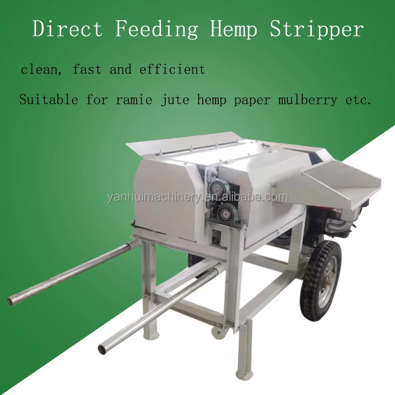 Hemp Leaf and Stem Separating Machine Sisal Decorticator Trencher with Pump and Motor New and Used Condition for Trench Use