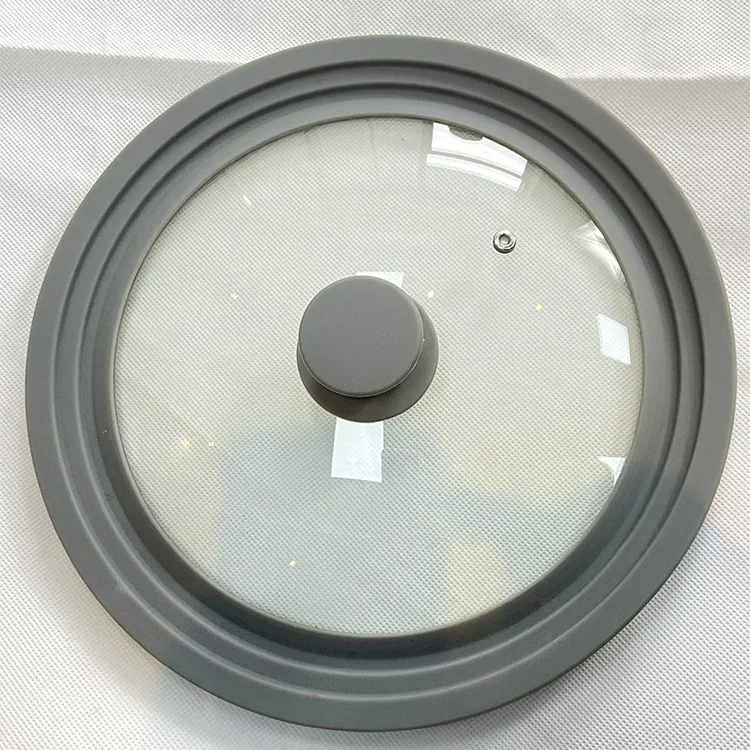 silicone glass pot lid 4