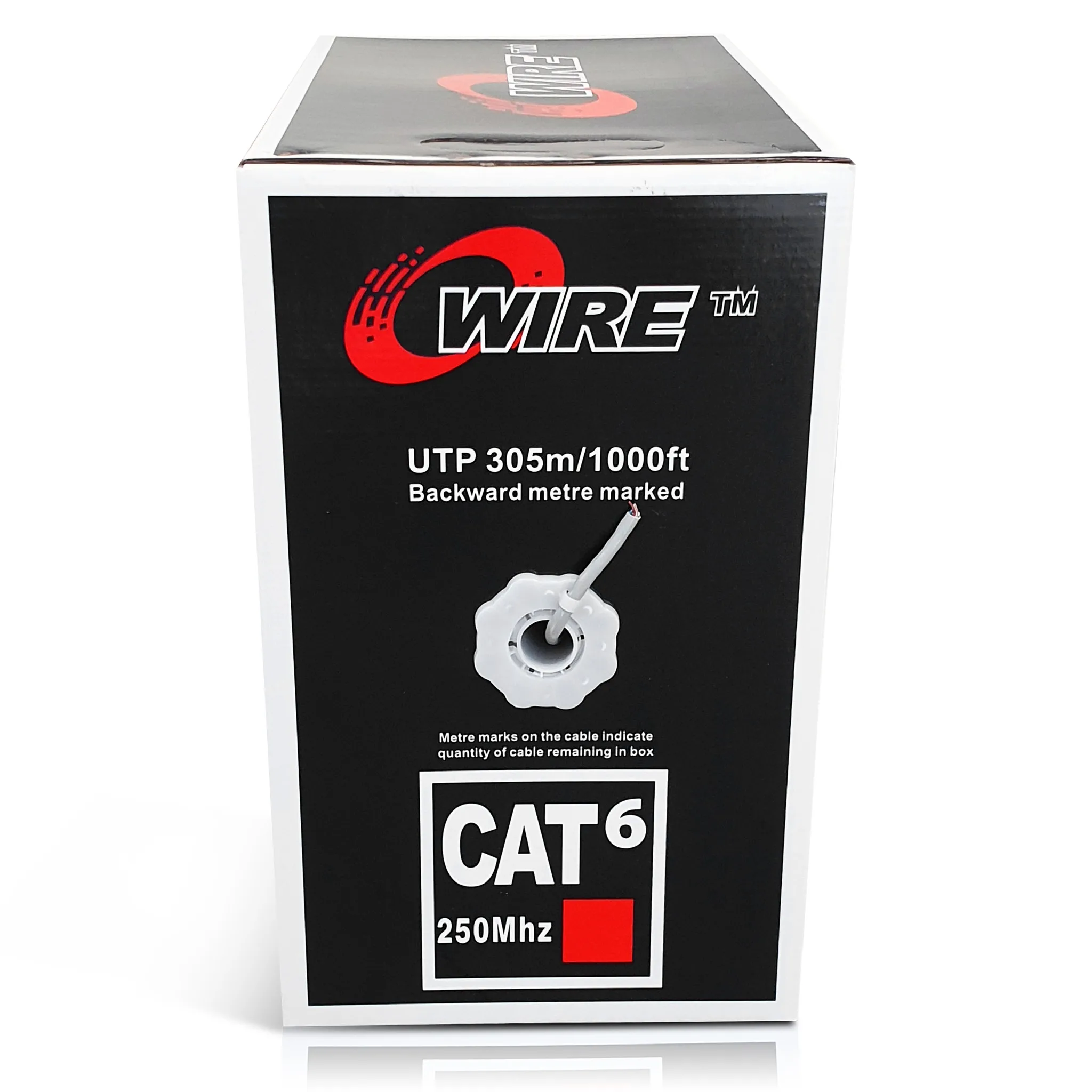 High quality cat6 ethernet cable 305 meter roll 23 awg solid bare copper lszh utp network lan cable cat 6 cat6