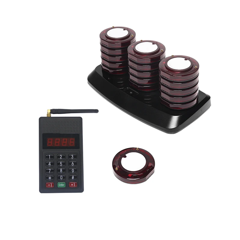 Wireless Restaurant Guest Table Vibrating Call Button Waiter Buzzer Service Calling System Coaster Pager Buy Coaster Pager Guest Coaster Pager Coaster Pager System Product on Alibaba