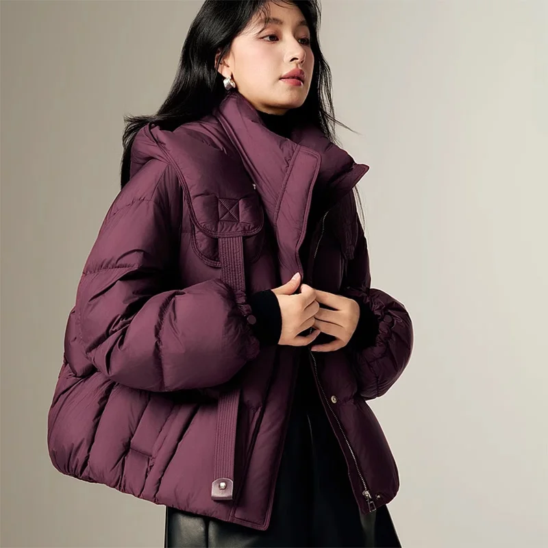 Short Warm Clothes for Women Long Down Jacket White Duck Down Korean Women's Coat Intensification Woman Winter Coat Jackets Cold