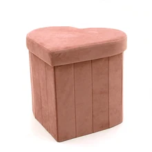 2022 Modern Living Round Ottoman Storage Stool Pouf Ottoman Stool