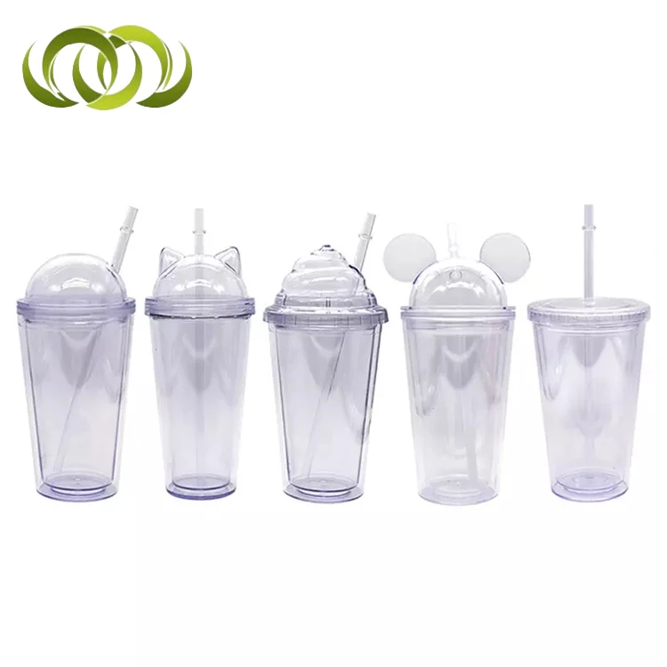 Alibaba.com: OEM MKB02 Reusable Clear Acrylic Skinny Tumbler, 500ml  capacity, double-walled design: Ideal for travel with customizable  packaging options.