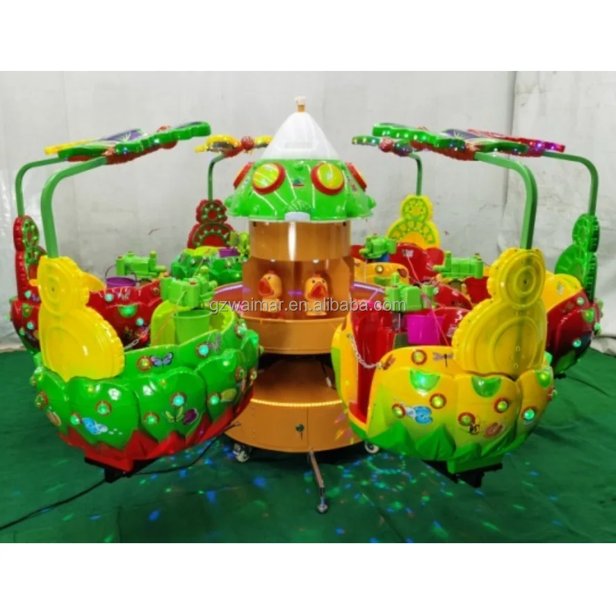Outdoor Amusement Park Kids Merry Go Round Amusement Rides Electric Baby Ride on Mini Carousel for Sale