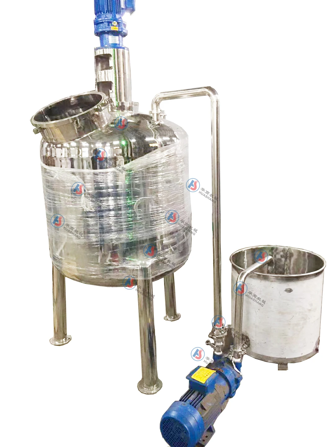 Емкость для смешивания напитков из нержавеющей стали SUS304/SS316L, мешалка, дизайнерский вакуумный насос